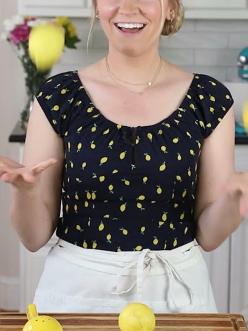 5X Magnolia Place Lemon Blouse